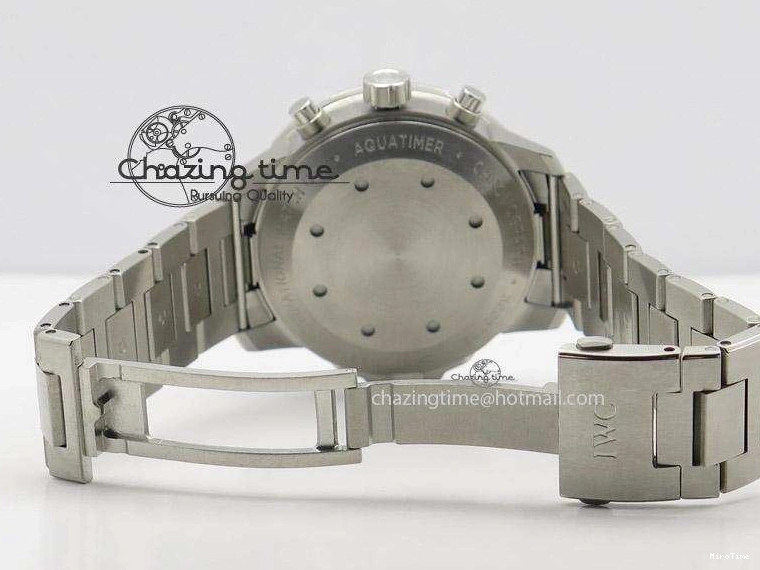 MIROTIME 0806 Versatile Aquatimer Chrono IW376803 V6F 1:1 Best Edition White Dial On SS Bracelet A 7359